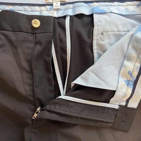 Peter Millar Shorts Men's 38 Black Chino Performance Golf - Picture 7 of 9
